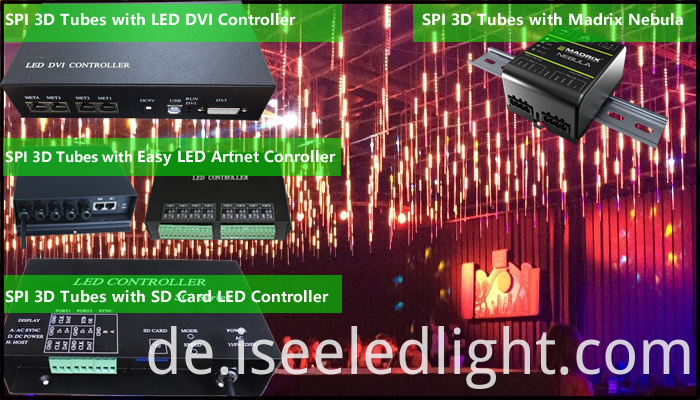 LED controller for SPI 3D Tube